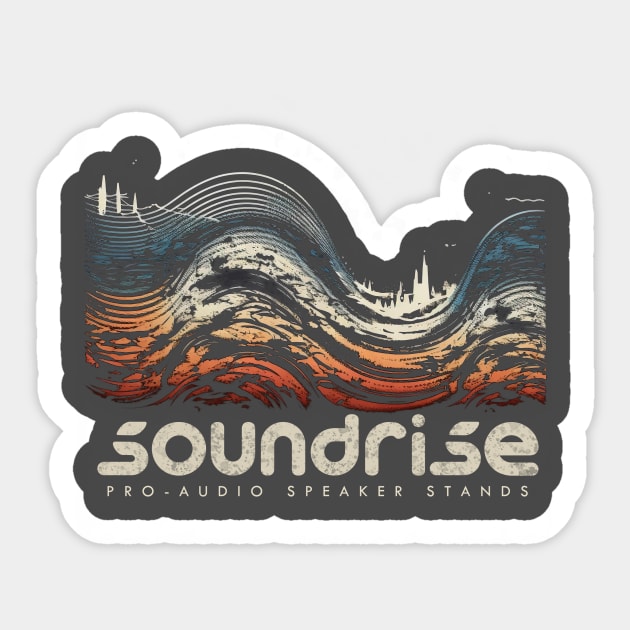 Soundwaves Sunset Sticker by Soundrise